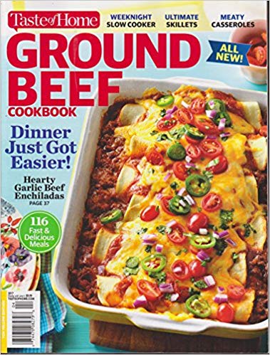 Taste of Home Ground Beef Cookbook Magazine Spring 2017